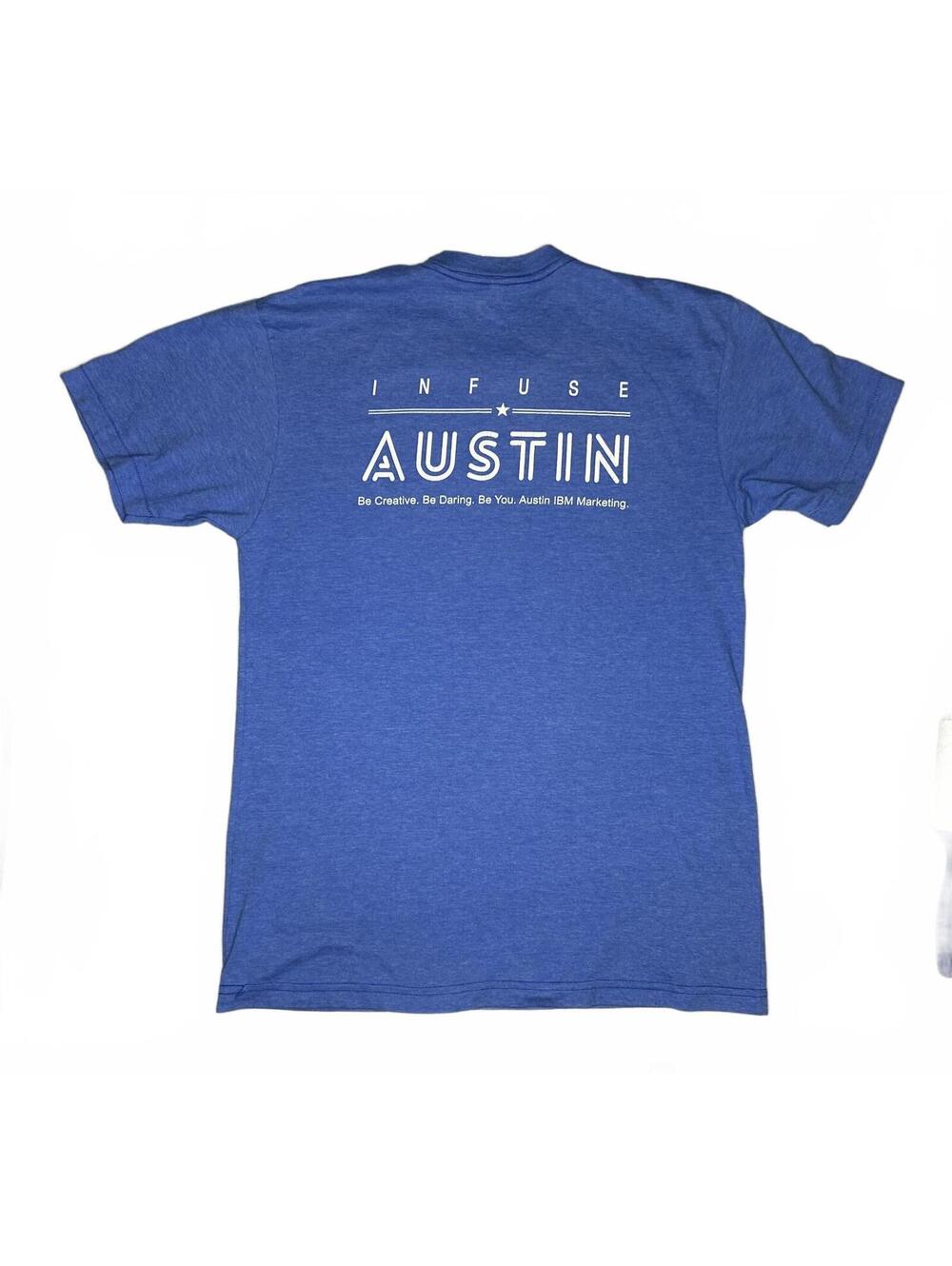 IBM Infuse Marketin Austin Blue Graphic T-Shirt Mens Medium